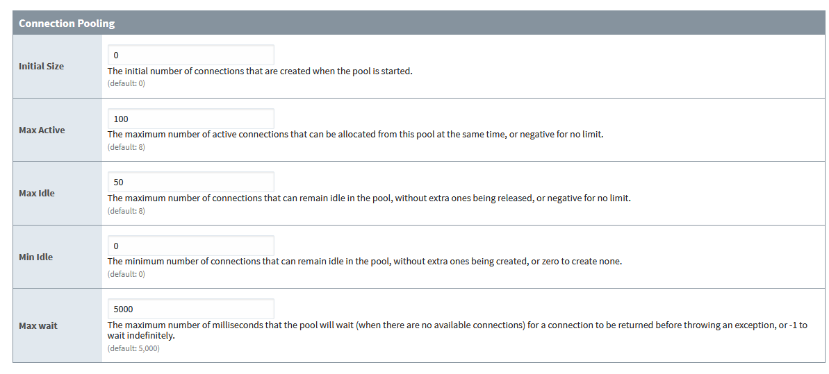 Create new database connection